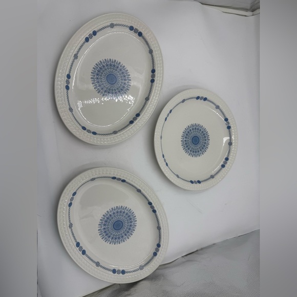 Vintage Pontesa Ironstone Castillian Collection Serving 3 Platter Granada Spain.